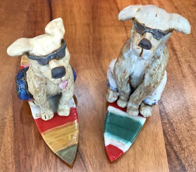 Assorted Surf Dogs by Robin Fahey Cameron - Examples - RFCSD75