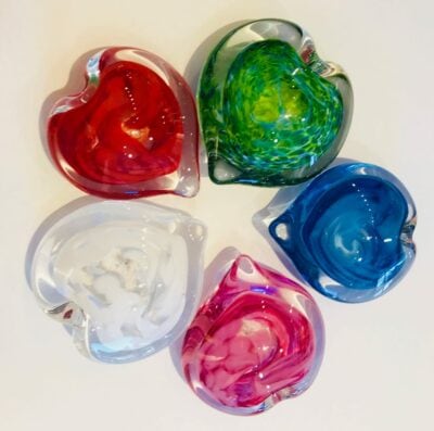 EXAMPLE: Glass Hearts by Jim Graper