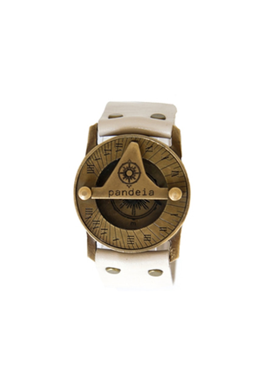 Bone compass sundial watch