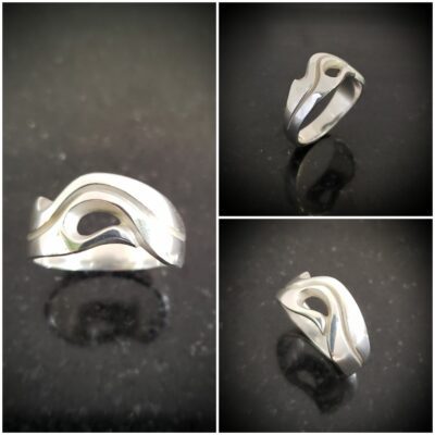 Mermaid Sterling Silver Ring by Bruce Tapley - BTNA30