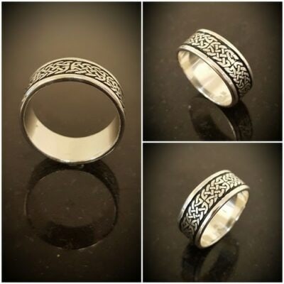 Cornwall Sterling Silver Ring by Bruce Tapley - BTTC28