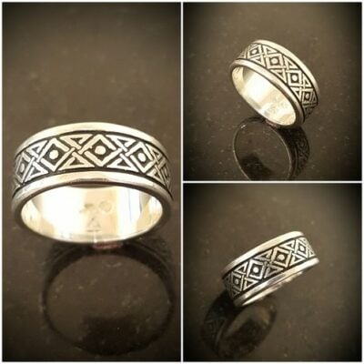 Druid Sterling Silver Ring by Bruce Tapley - BTTC29