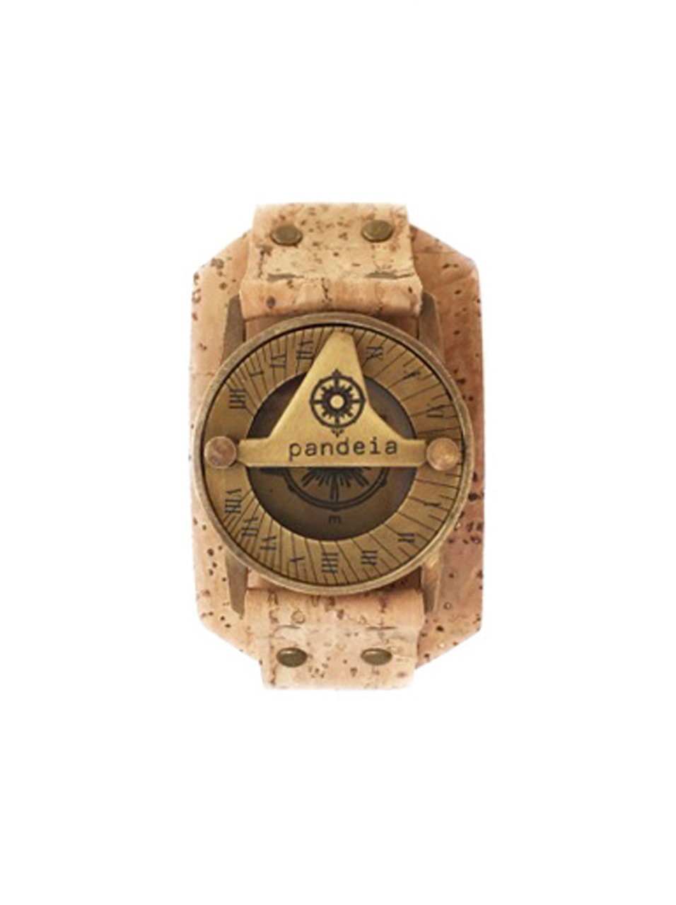 Cork compass sundial watch