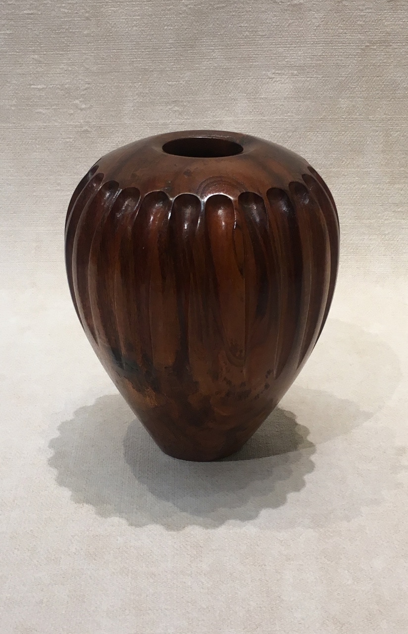 Koa Hollow Form by Debbie and Parker Nicholson