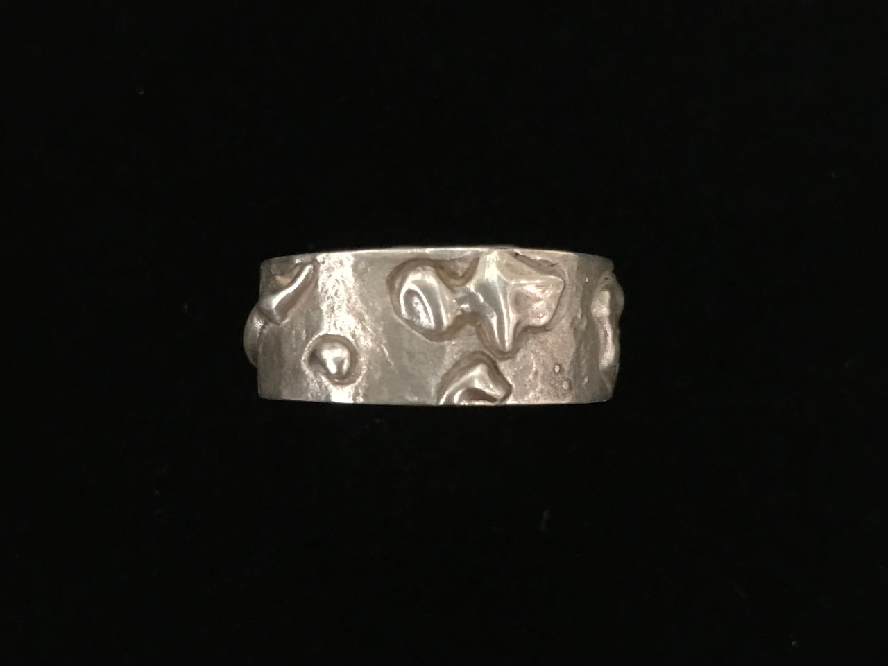 Hawaiian Islands Large Sterling Silver Ring by Bruce Tapley - BTBT1137