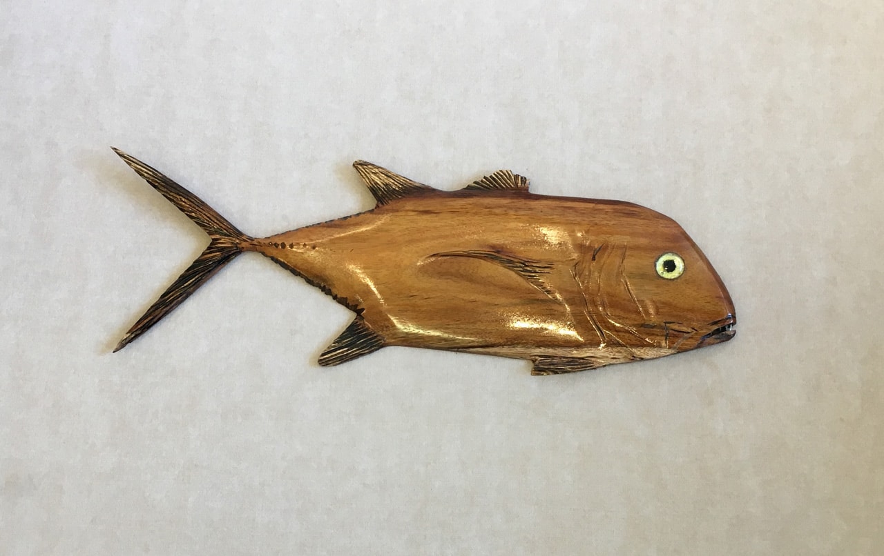 Ulua by Ken Darr wood sculptural wall hanging