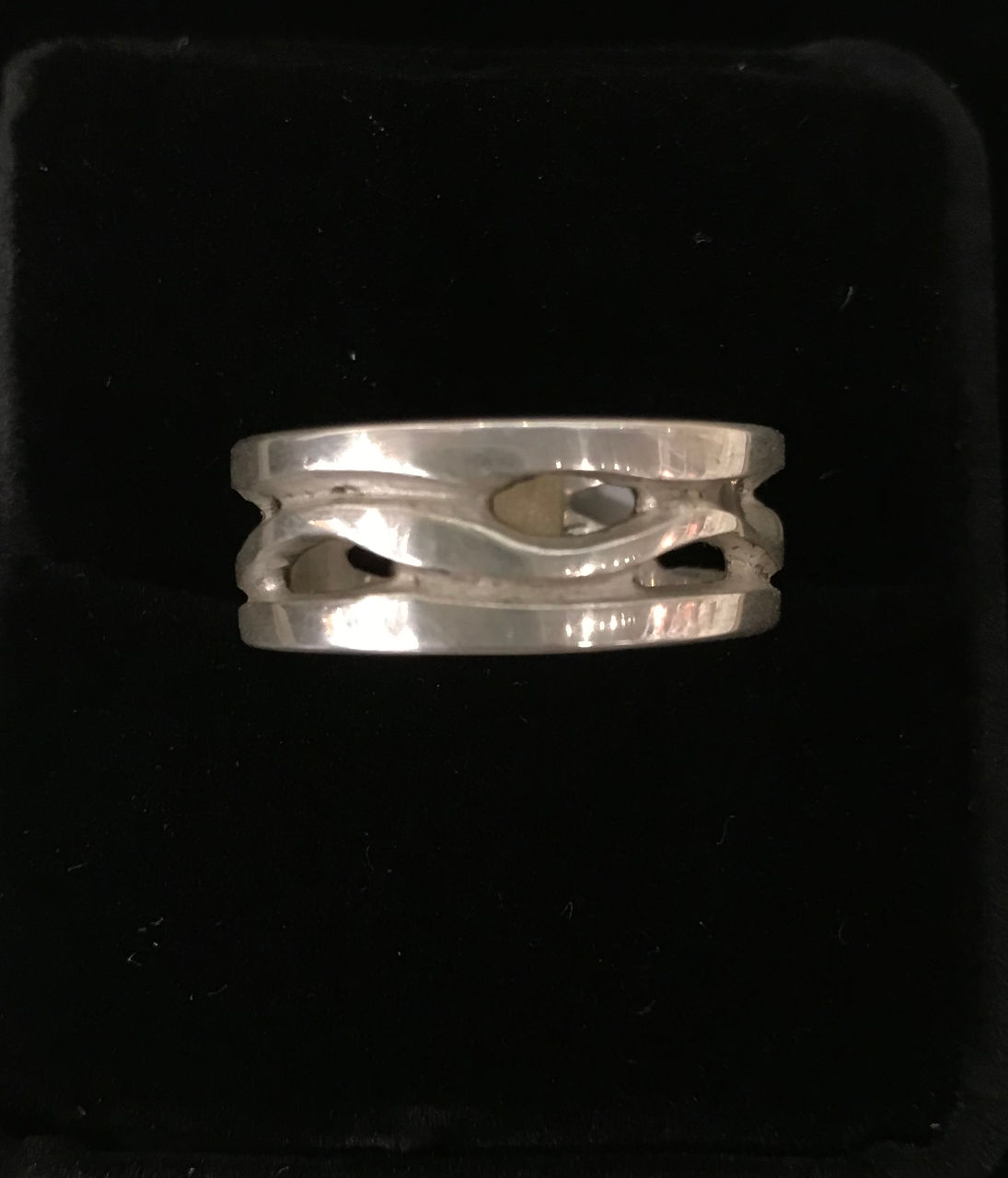 River Sterling Silver Ring by Bruce Tapley - BTNA712