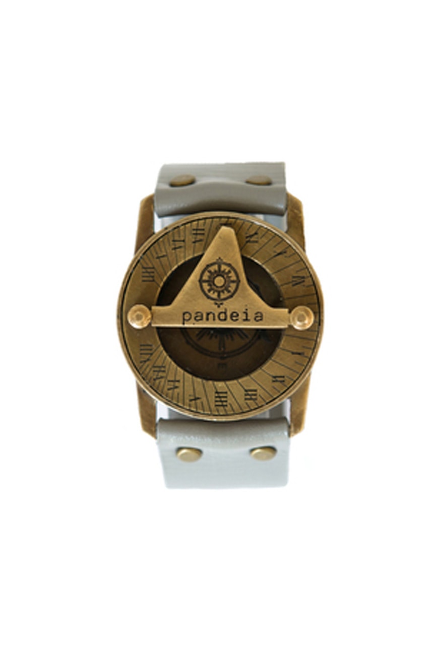 Stone compass sundial watch