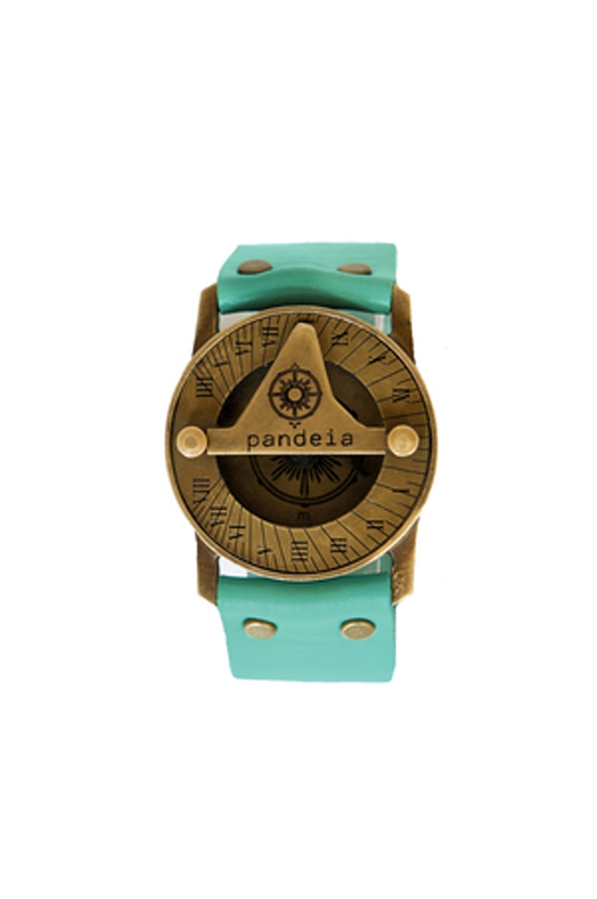 Aqua compass sundial watch