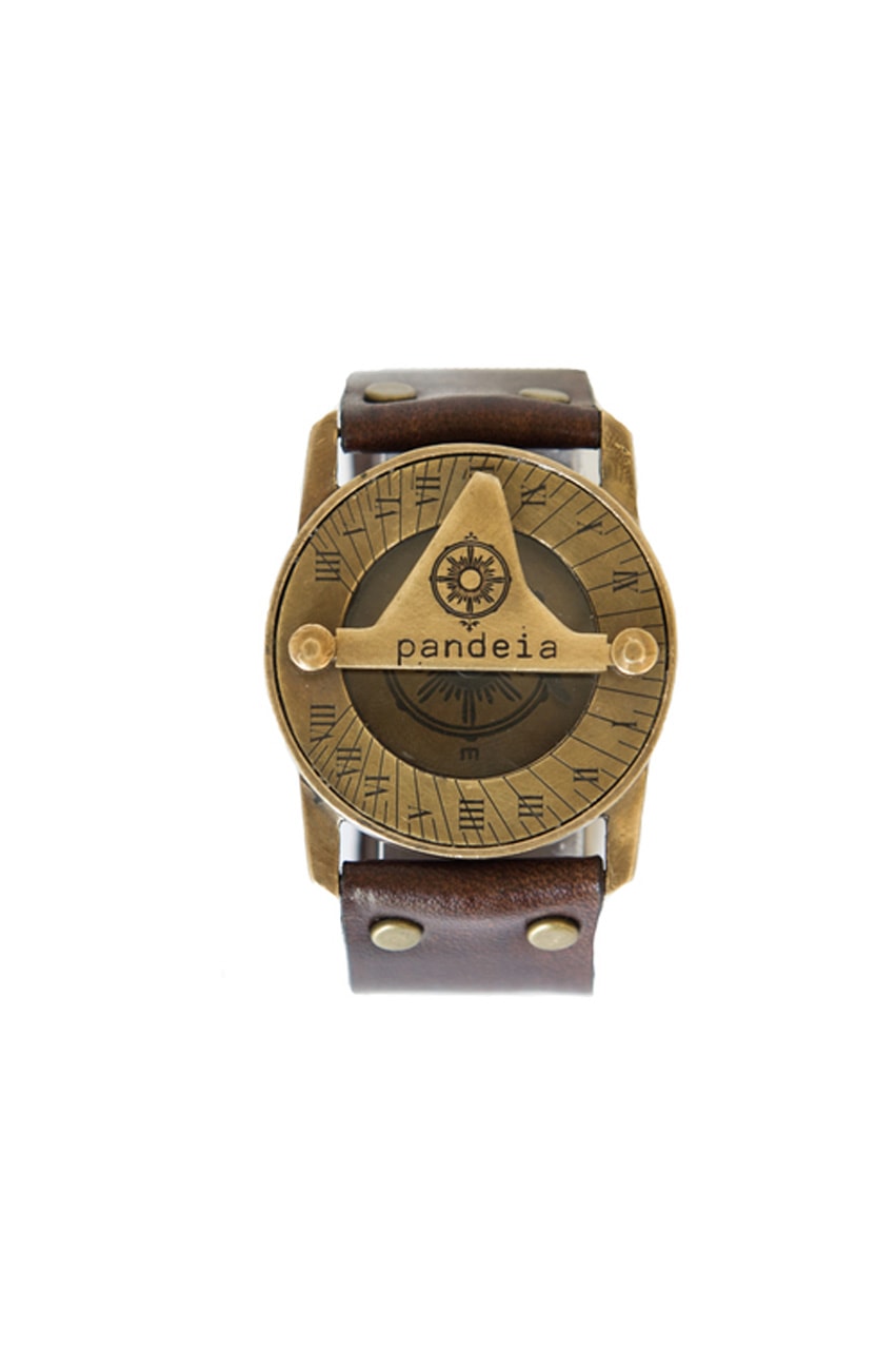 Totem compass sundial watch