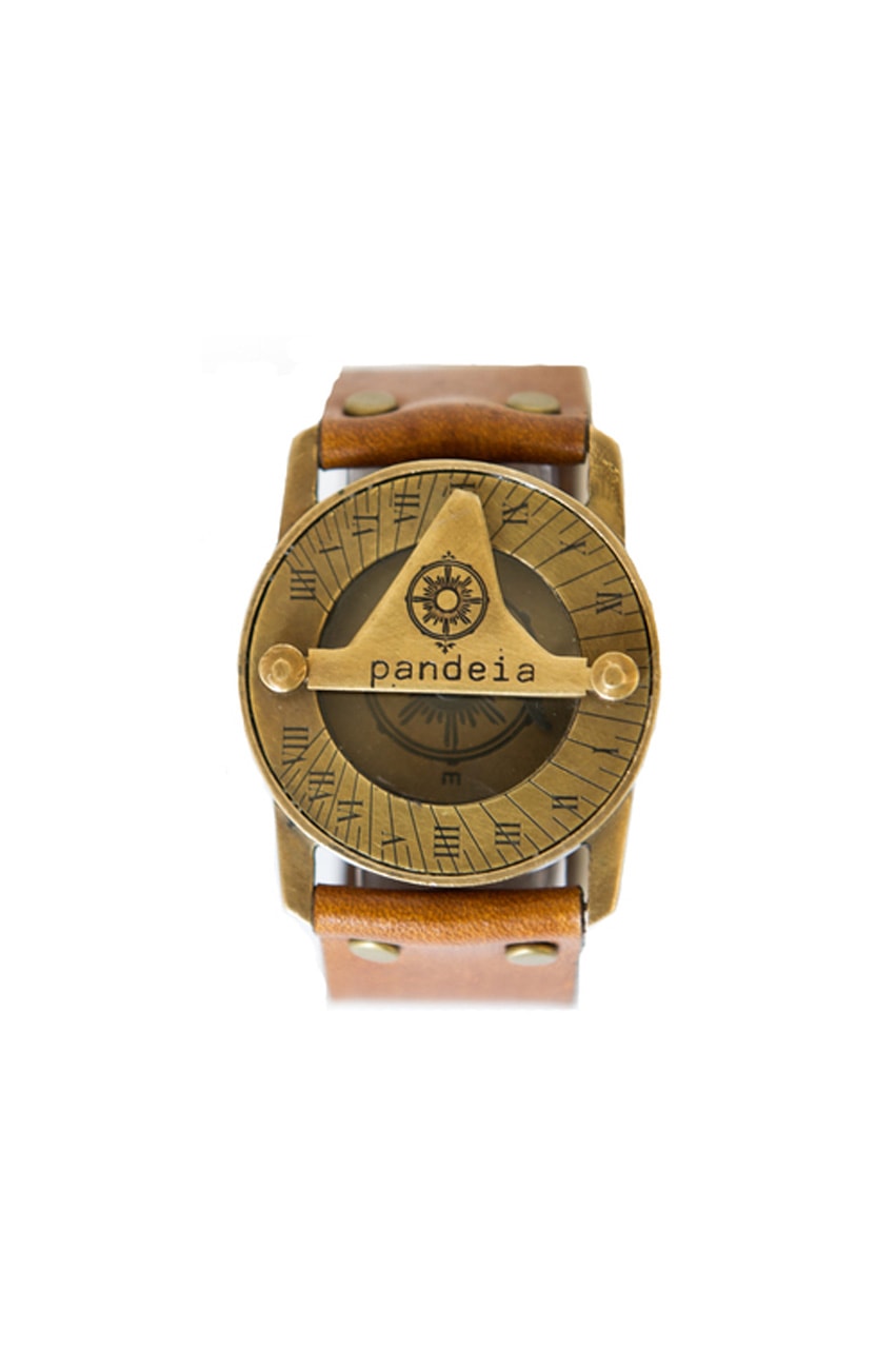 Whiskey compass sundial watch