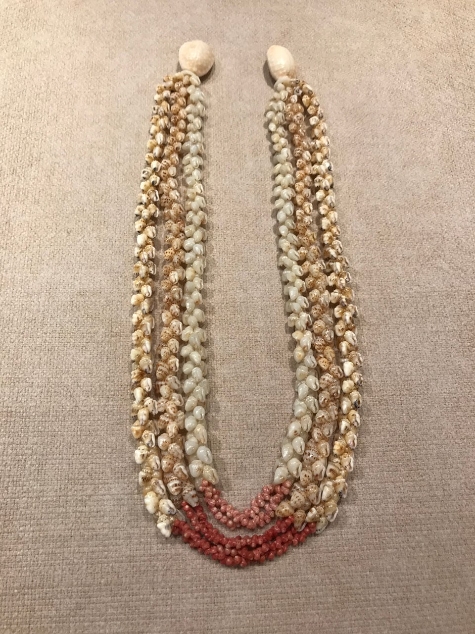 Ni'ihau Lei, 17", 19", and 20" 3-Strand Kipona. Crafted by master artisan Kaleialoha Roback.