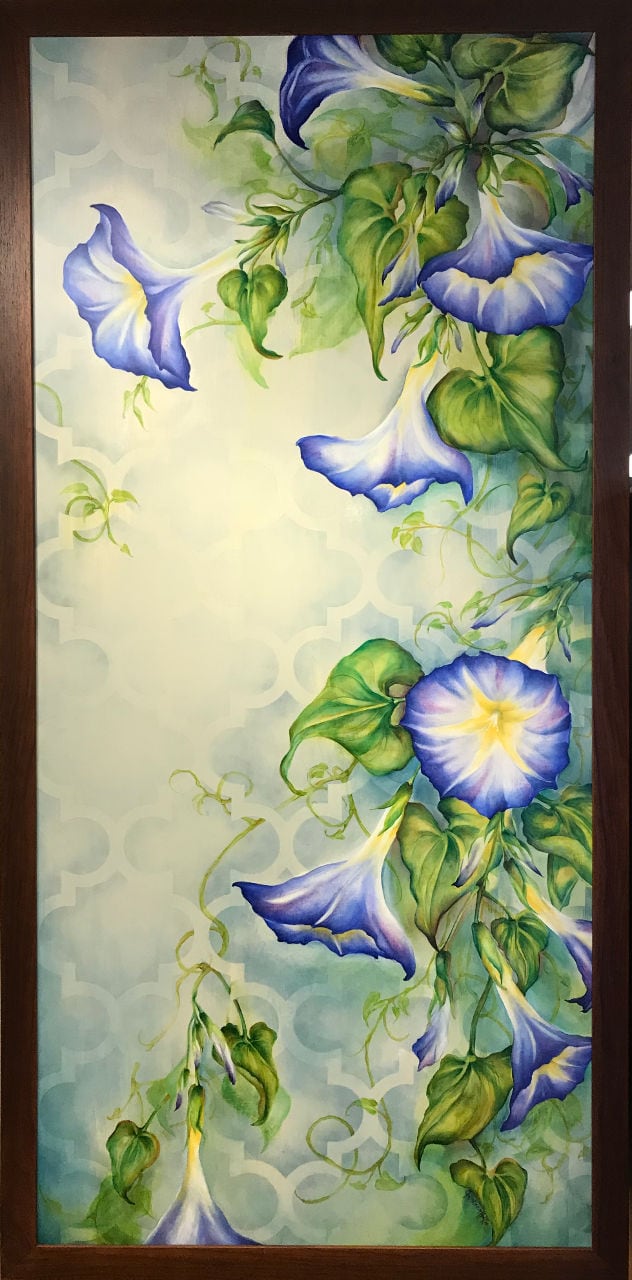 Morning Glory Oil Painting