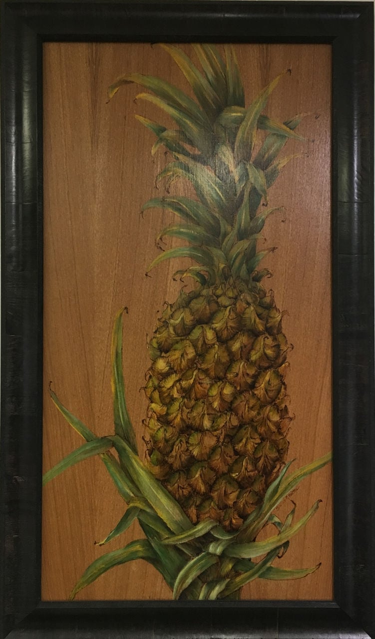 Pineapple Oil Painting