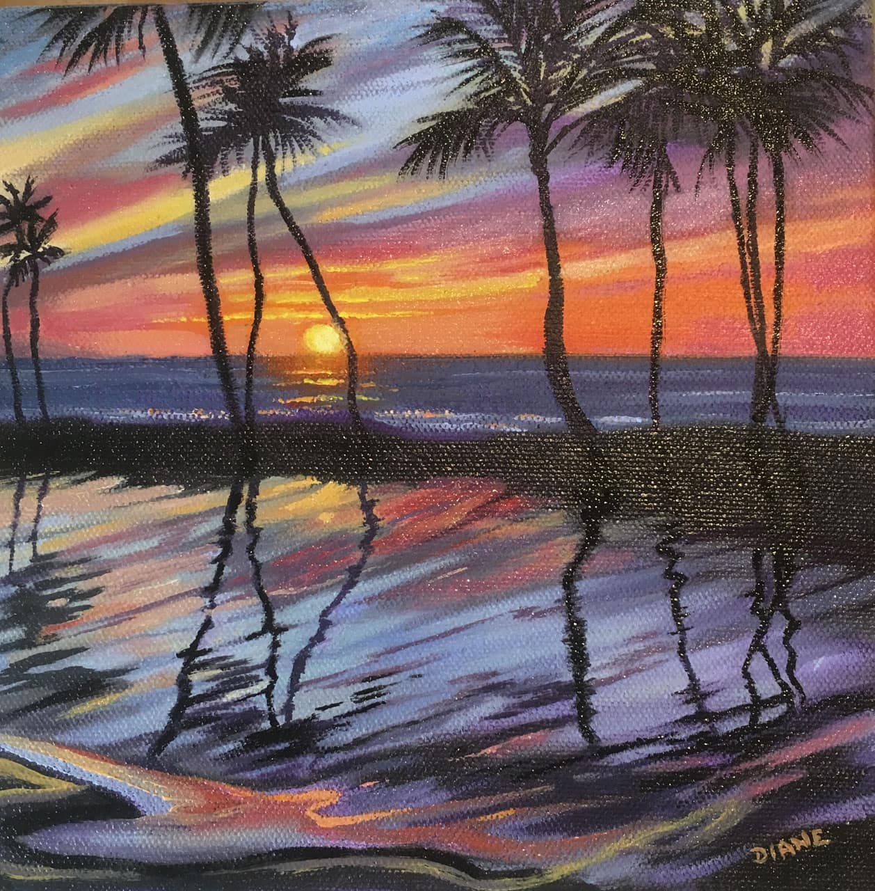 "Wailea Sunset Shimmer" by Diane Snoey Appler