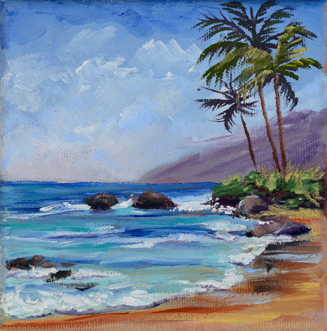 "Wailea Polo Beach" by Diane Snoey Appler