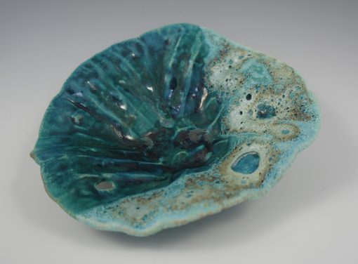 Sea Shell Bowl by Lee Oululani Plevney. Ocean-inspired ceramic art handmade on Maui, Hawaii.