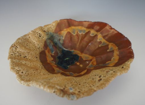 Sea Shell Bowl by Lee Oululani Plevney. Ocean-inspired ceramic art handmade on Maui, Hawaii.