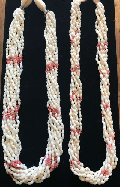 7 and 5 Strand Laiki Lei with Kahelelani Accents