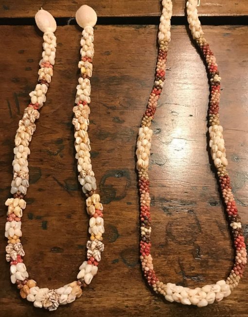 Coconut Lei and Poepoe Coconut Lei