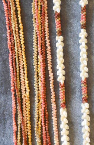 5 Strand Mauna Loa and Poepoe Kipona Lei