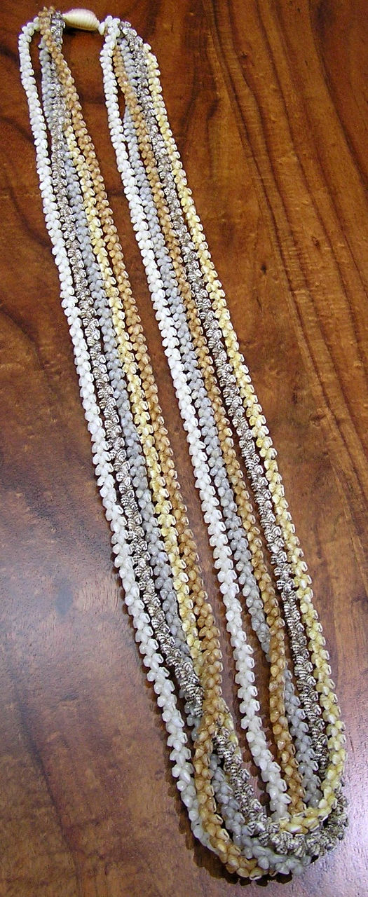 Museum Quality 5 Strand Pikake Momi - Maui Hands