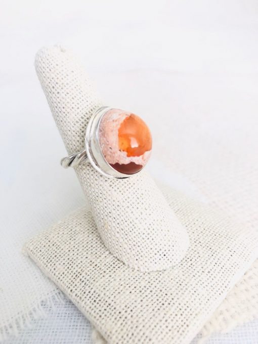 Mexican Fire Opal Ring