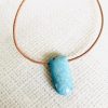 Turquoise on Leather Cord - Image 2