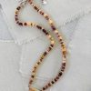 Yellow & Purple Spiny Oyster Shell Necklace