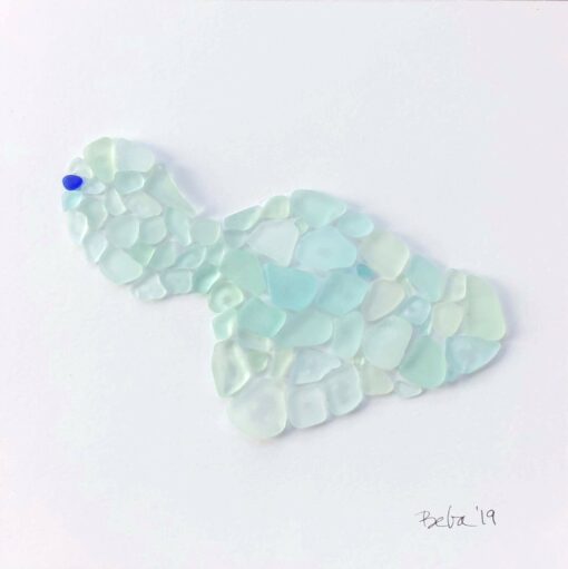 Solid Maui Island Sea Glass Art by Beba O'Brien - EXAMPLE