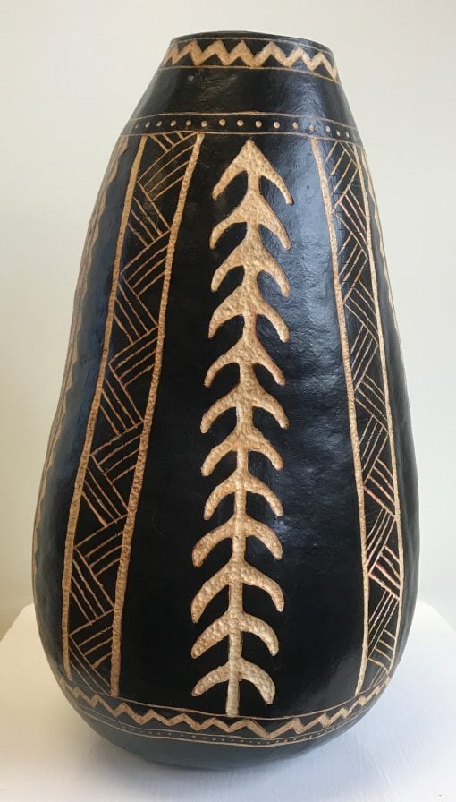 Black Vase Gourd by Neola Caveny - 2