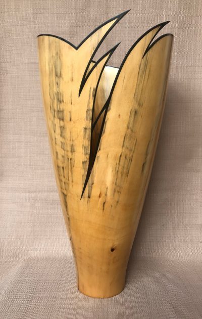 Cook Pine and Ebony Vessel by Gerald Filipelli - GF265 - 1