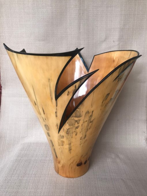 Cook Pine and Ebony Vessel by Gerald Filipelli - GF285 - 1