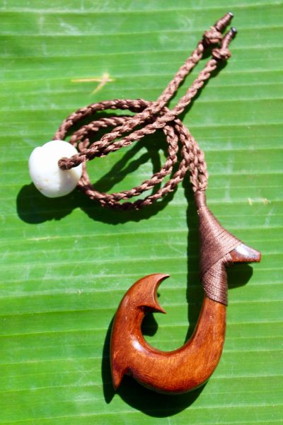 Fish Hook Necklace by Sam Grim - SAM839 - 2