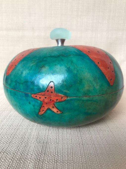 Starfish Bowl Gourd by Nancy Rhoades - 1