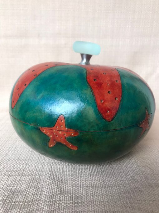 Starfish Bowl Gourd by Nancy Rhoades - 2