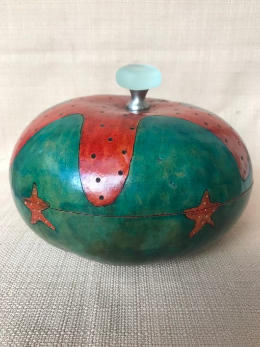 Starfish Bowl Gourd by Nancy Rhoades - 3