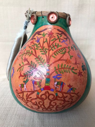 Tree Of Life Gourd by Nancy Rhoades - 1