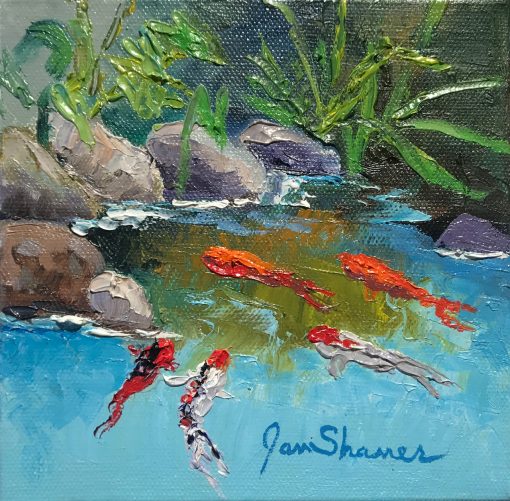 "Upcountry Koi I" by Jan Shaner