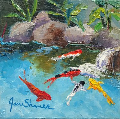 "Upcountry Koi II" by Jan Shaner