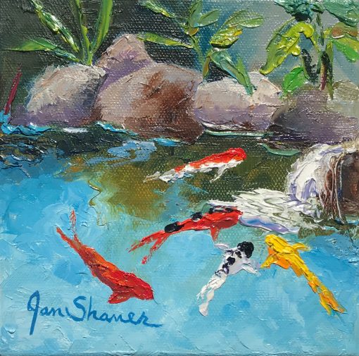 "Upcountry Koi II" by Jan Shaner