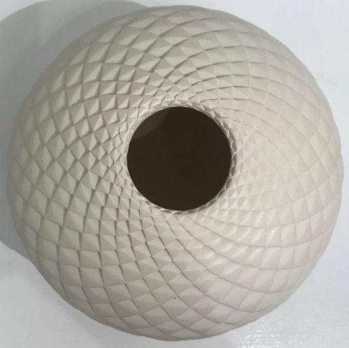 White Pinecone Vessel by Michael Wisner - MIW1026