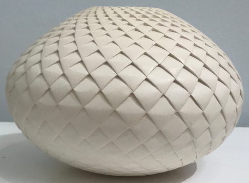 White Pinecone Vessel by Michael Wisner - MIW1026 - Detail