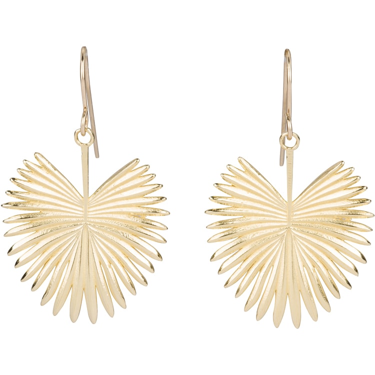 Fan Palm Earrings by Amata Jewelry - Maui Hands