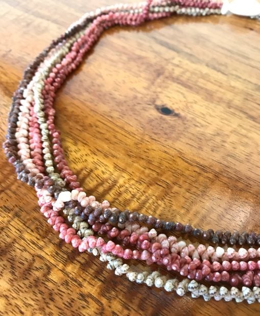 Niʻihau Collectors' Lei, 20" 5-Strand Kahelelani