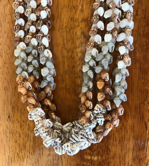 Niʻihau Collectors' Lei, 56" 3-Strand Kipona. Crafted by master artisan Corey Karleen.