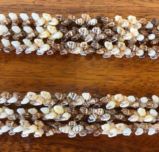 Niʻihau Collectors' Lei, 56" 3-Strand Kipona. Crafted by master artisan Corey Karleen.