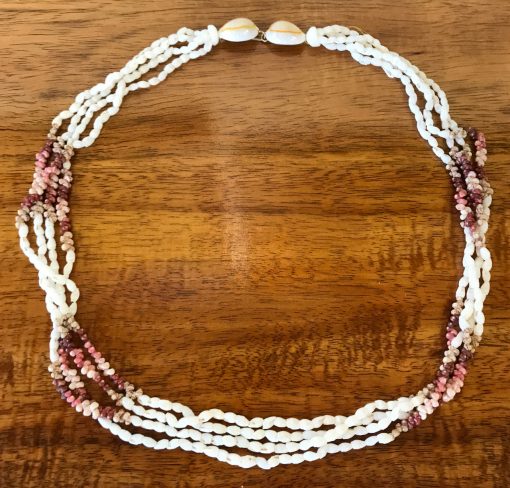 Ni'ihau Lei, 25" 4-Strand Laiki Kipona