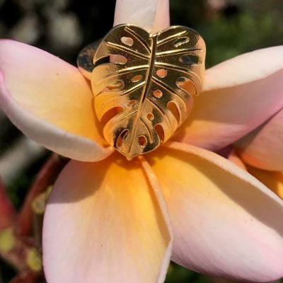 Monstera Leaf Ring - AMAR444