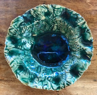 Medium Geode Bowl by Sharon Ransford - Green Example - SR98